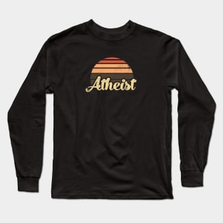 Atheist on a Sunset Long Sleeve T-Shirt